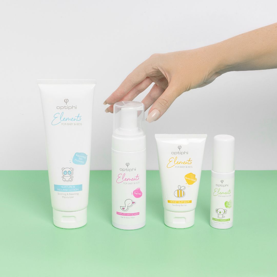 Introducing Elements by Optiphi baby skin care range