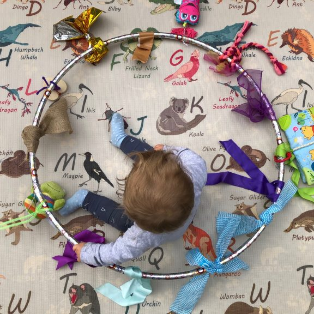 Sensory play: How to make a sensory hoop