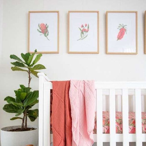 Australian native floral nursery inspo