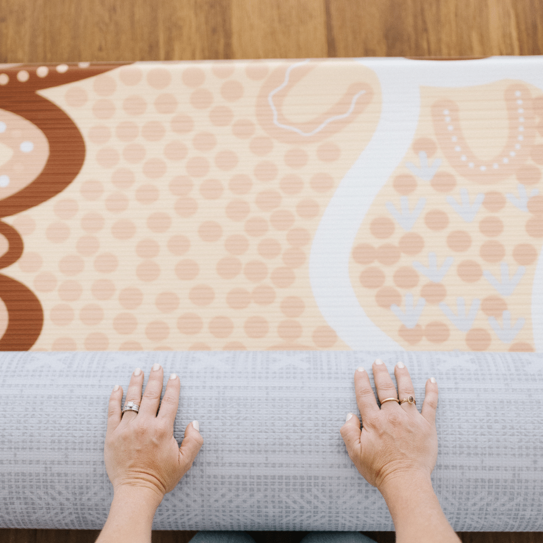 Australian aboriginal baby play mat