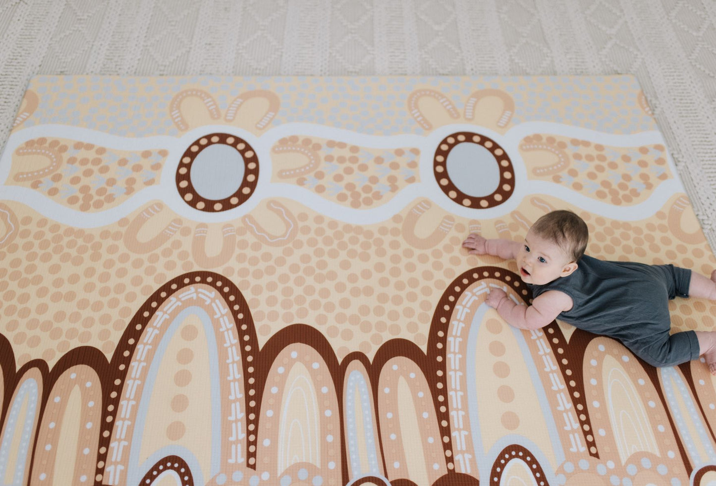 Bigi nagala baby play mat art collaboration