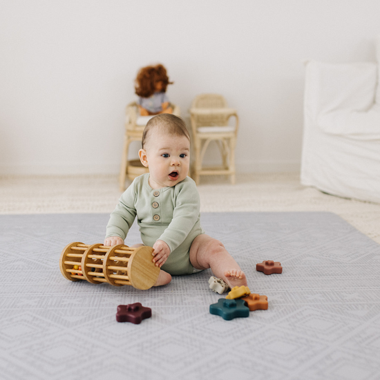 Large baby play mat: Road Trip / Grey Rug (PRE-ORDER)