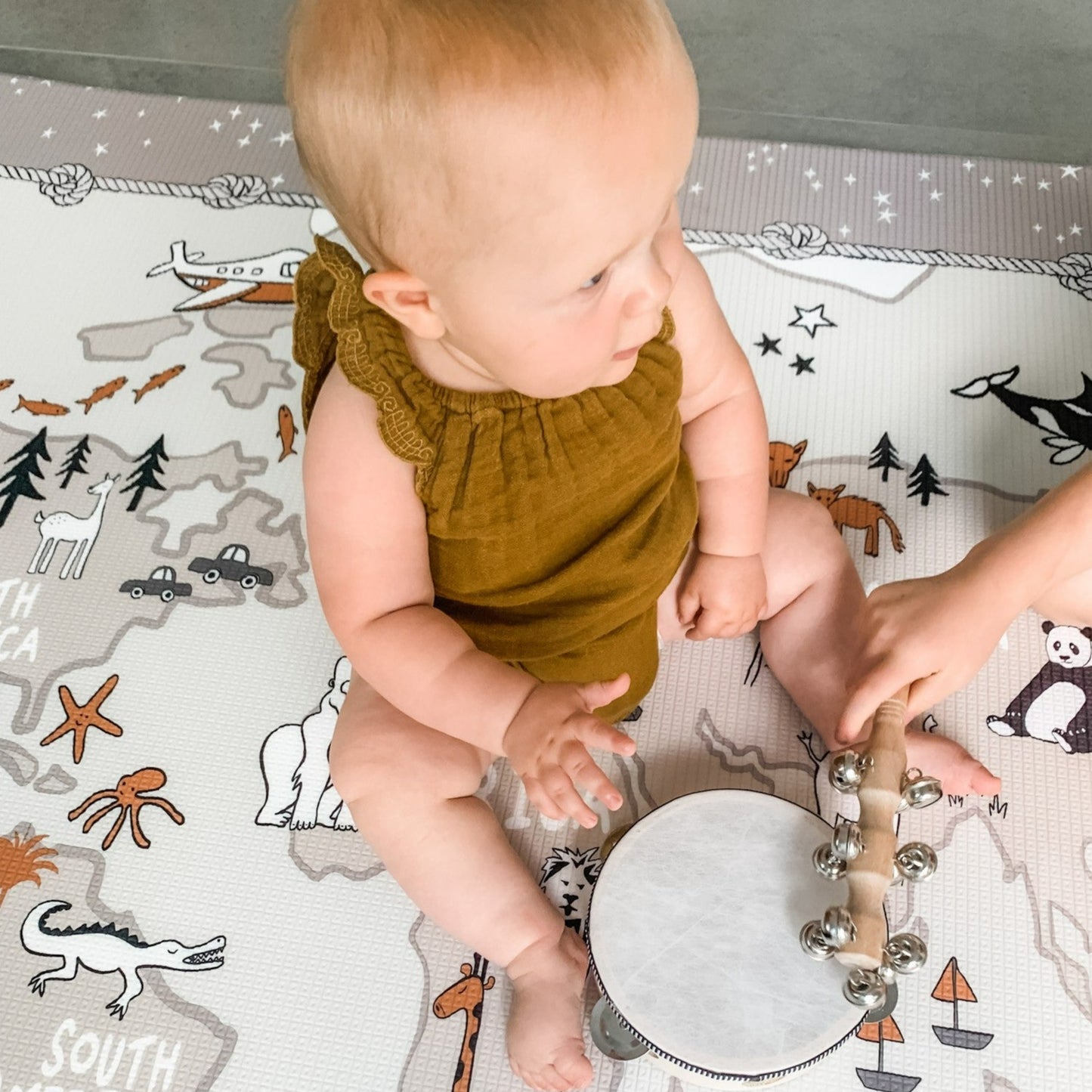 baby instrument map playmat