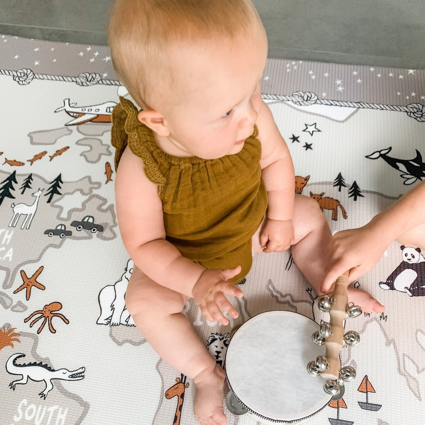 baby instrument map playmat