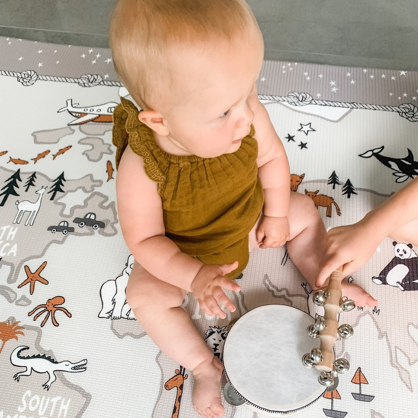 baby instrument map playmat