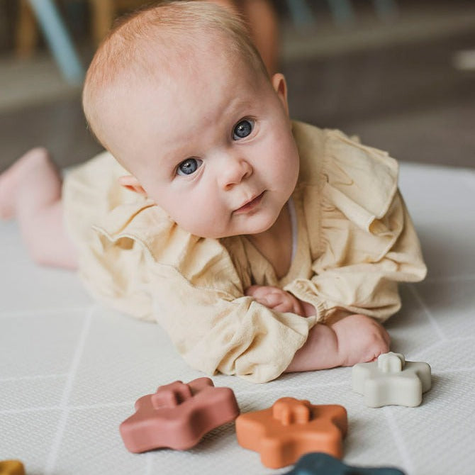 grey baby playmat