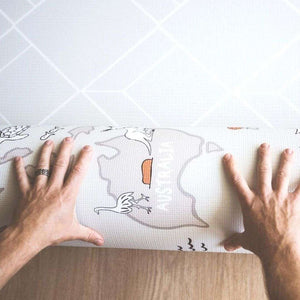 World Map Baby Play Mats