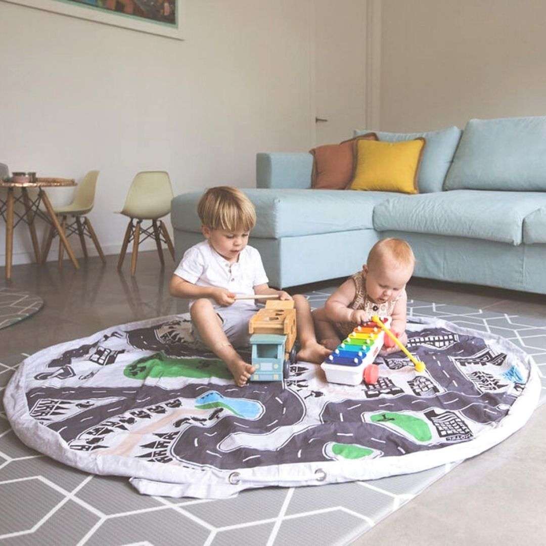 travel gather playmat bag