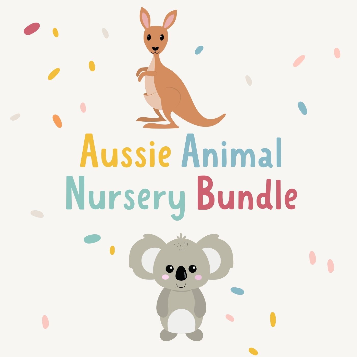 Baby Nursery Bundle: Australian Animal - Padded Baby Play Mats | Freddy