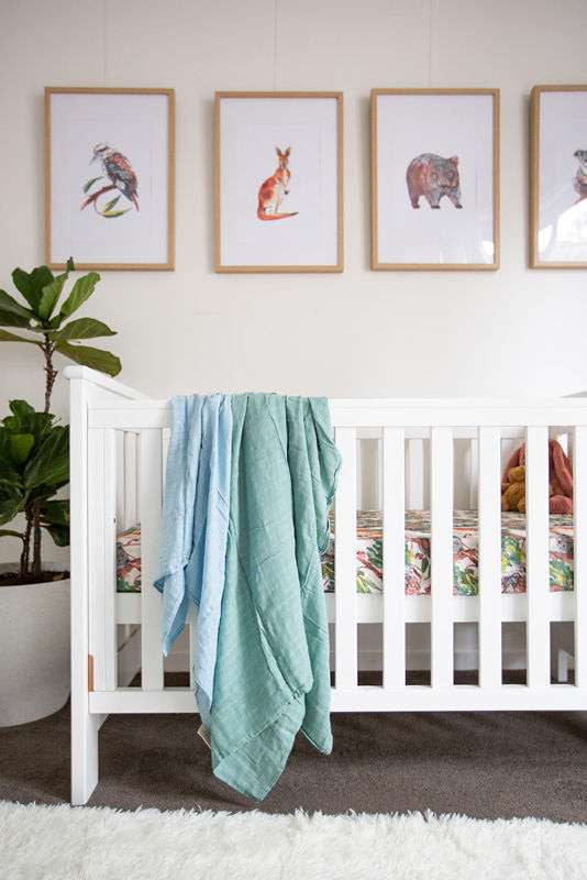 Load image into Gallery viewer, Baby Muslin Swaddle | Cotton Coloured Wrap
