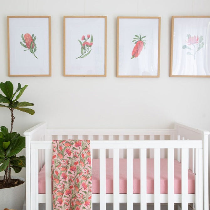 Baby Nursery Bundle: Australian Native Floral