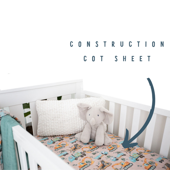 Ultimate Baby Nursery Bundle: Construction Truck including Play Mat