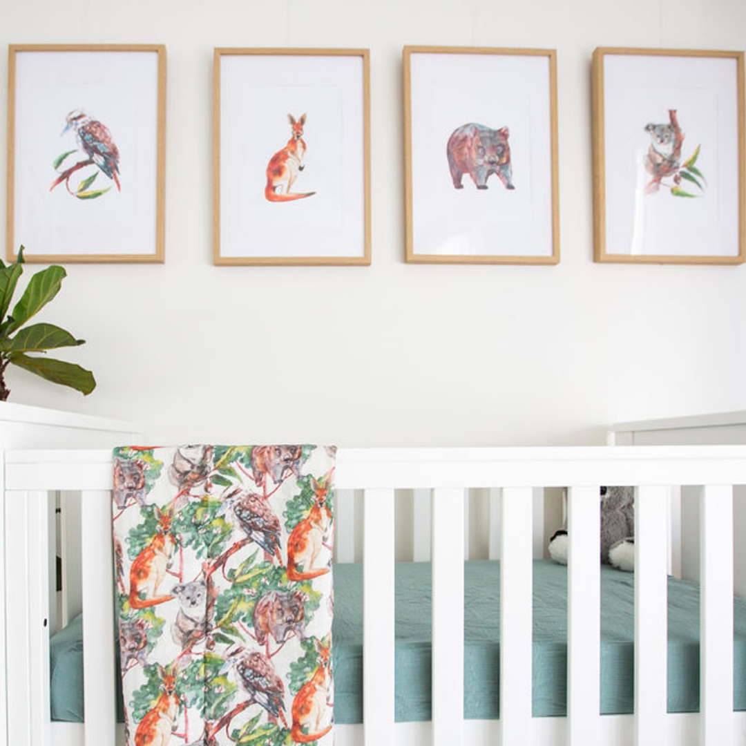 Australian Animal Wall Art Koala Printable Nursery Watercolour