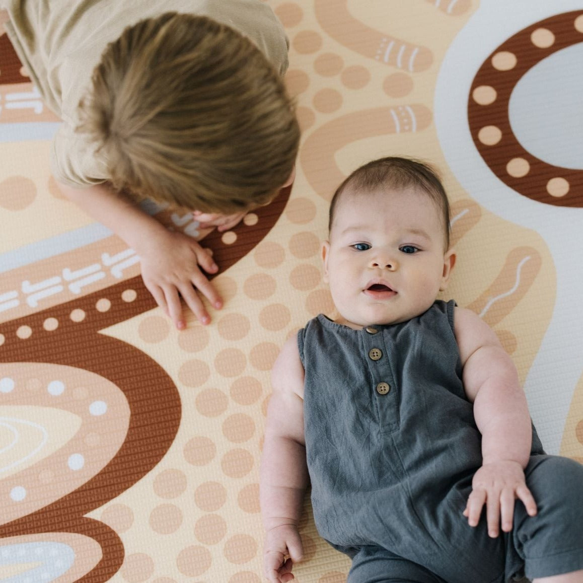 aboriginal baby play mat sample
