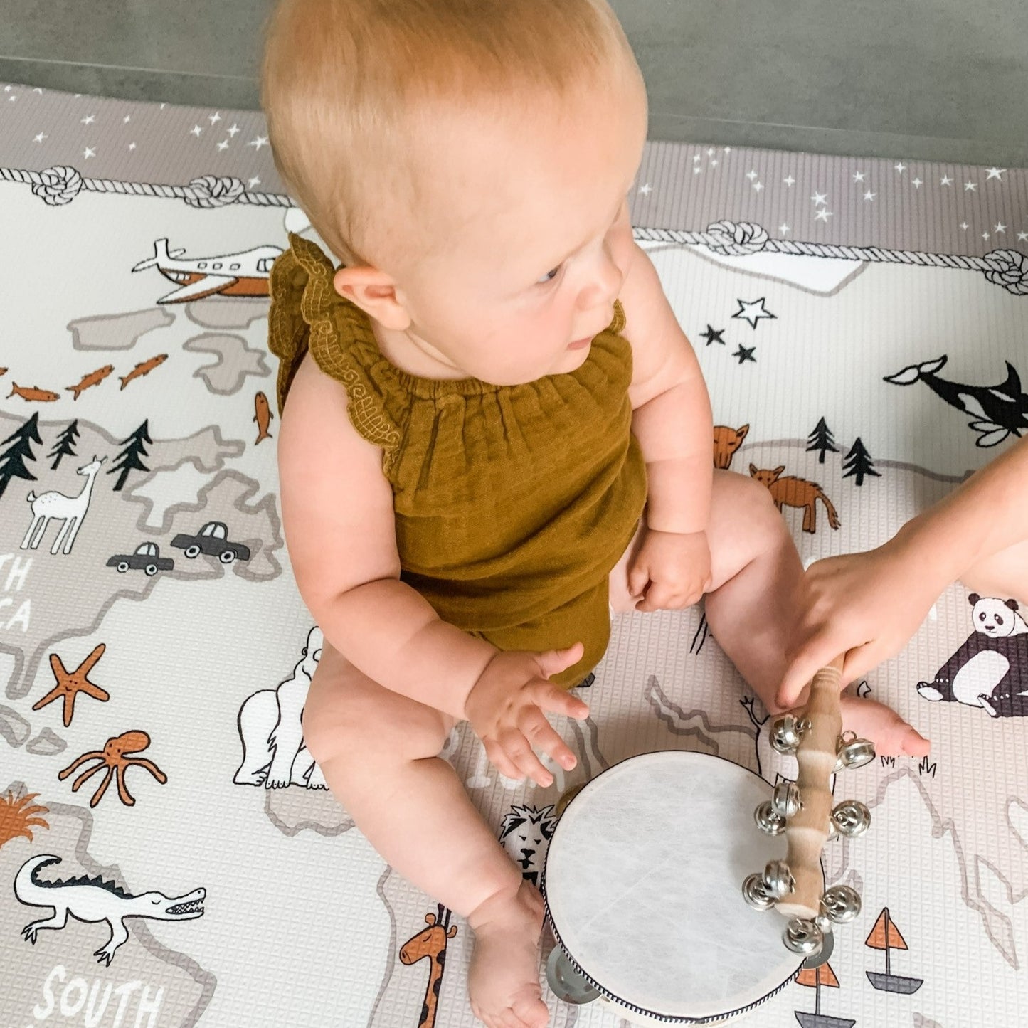 Load image into Gallery viewer, baby instrument map playmat
