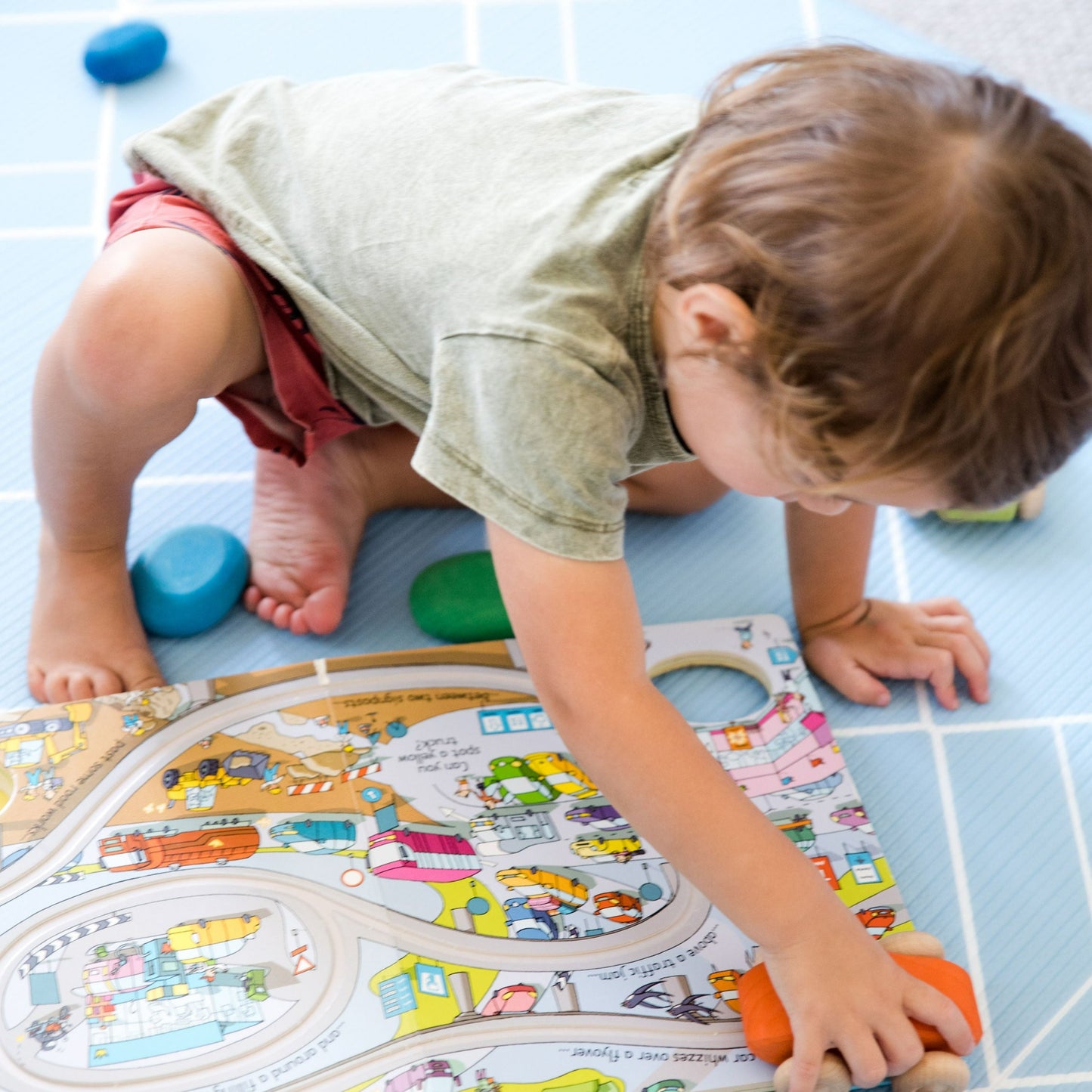 Large baby play mat: Australian Alphabet / Blue Diamond - Padded Baby Play  Mats, Freddy and Co Australia